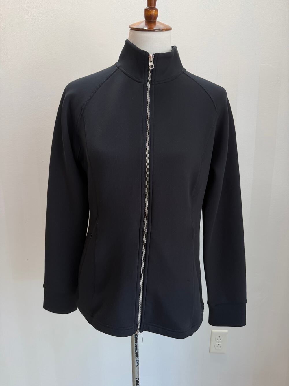 32 Degrees Heat Black Full-Zip Athletic Jacket Sz S